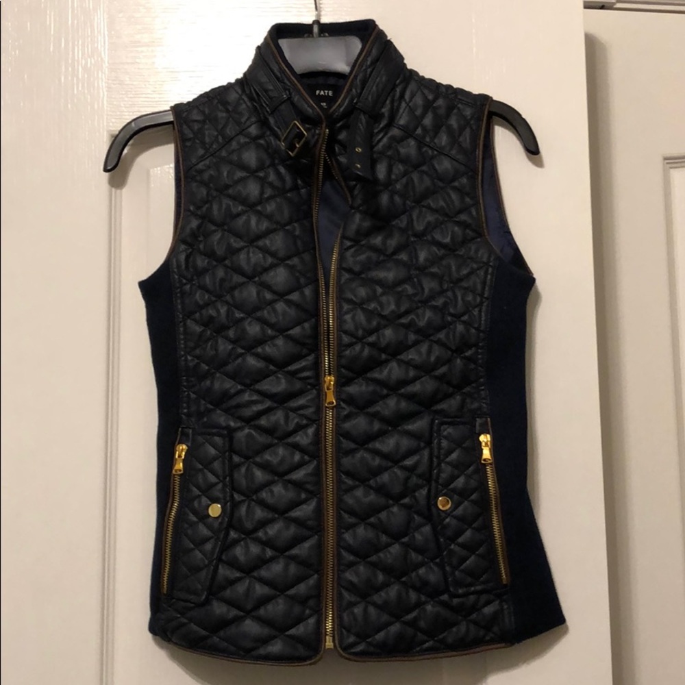 Navy vest